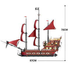 Đồ chơi xếp hình TÀU CƯỚP BIỂN BÁO THÙ_66010