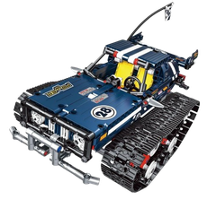 Đồ chơi xếp hình xe địa hình bánh xích điều khiển từ xa_13025