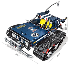 Đồ chơi xếp hình xe địa hình bánh xích điều khiển từ xa_13025