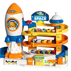 Đồ chơi gara ô tô phi hành gia gấu Teddy_3388-58