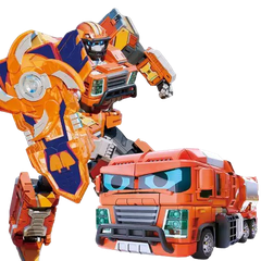 Robot biến hình Mega Trucker Orange_8109