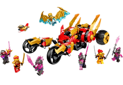 Đồ chơi xếp hình Ninja Kai's Golden Dragon Raider_60012