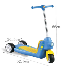 Xe trượt Scooter và xe đạp thăng bằng 2in1 Nukied_XR1405
