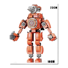 Đồ chơi xếp hình Robot Skibidi DrillMen Titan_JX034