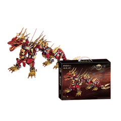 Đồ chơi xếp hình rồng đỏ du hành thế giới đỏ cơ khí_p2109