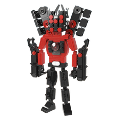 Đồ chơi xếp hình Robot Skibidi Toilet Camera Man_2412