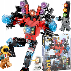 Đồ chơi xếp hình Robot Skibidi Titan Audio Man_JX039