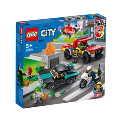 Đồ chơi xếp hình lego city xe cứu hoả cảnh sát 60319