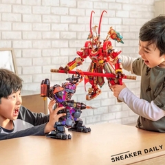 Đồ chơi xếp hình Monkey King Warrior Mech_8002