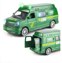 Mô hình ô tô EMS màu xanh_9839