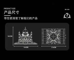 Đồ chơi xếp hình lâu đài Magic Taj Mahal_13012