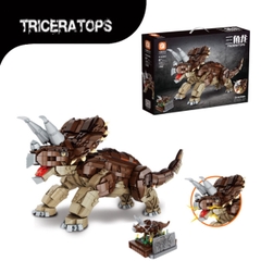Đồ chơi xếp hình khủng long 3 sừng Tricerators_6203