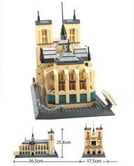 Đồ chơi xếp hình Nhà thờ Đức Bà Paris_5210