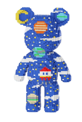 Đồ chơi xếp hình Bearbrick Vũ trụ xanh_5540