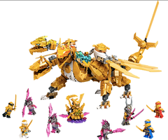 Đồ chơi xếp hình Ninja Rồng siêu vàng của Lloyd_60011