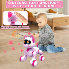 Đồ chơi Robot con mèo thông minh điều khiển_6602