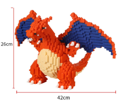 Đồ chơi xếp hình Rồng Lửa Charizard Hoạt Hình Pokemon_8842