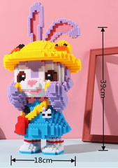 Đồ chơi xếp hình thỏ tím Stella Lou_8868