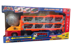 Mô hình ô tô tải chở 8 ô tô con_6303