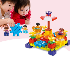 Đồ chơi xếp hình khối xây dựng cho bé biến thành đồ chơi âm nhạc_66003