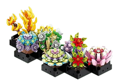 Set đồ chơi xếp hình hoa mini