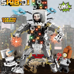 Đồ chơi xếp hình robot Skibidi Titan TV Man_JX041