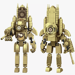 Đồ chơi xếp hình Robot Skibidi Toilet Clock Man_2413