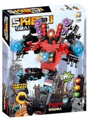 Đồ chơi xếp hình Robot Skibidi Titan Audio Man_JX039