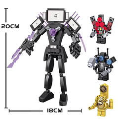 Đồ chơi xếp hình Robot Skibidi Titan TV_2031