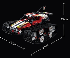 Đồ chơi xếp hình xe đua địa hình bánh xích điều khiển từ xa_13024