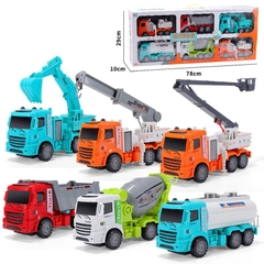 Mô hình 6 xe công trường_XlQ-6G