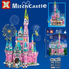 Đồ chơi xếp hình lâu đài Pink Mitch Castle Paradise_9021