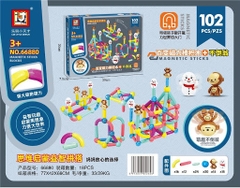 Đồ chơi xếp hình nam châm 102pcs_66880