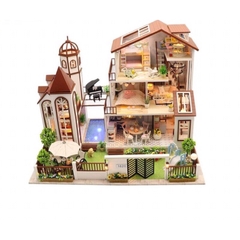 Đồ chơi xếp hình lắp ráp nhà gỗ cực xinh_L901