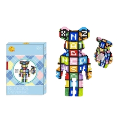 Đồ chơi xếp hình Bearbrick chữ cái ABC_1700