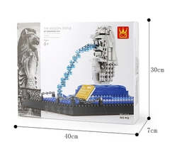 Đồ chơi xếp hình Tượng Merlion Singapore_4218