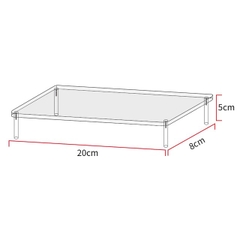 Kệ mica trưng bày nhiều tầng - nhiều kích thước - nhiều màu
