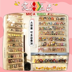 Hộp đựng đồ trong suốt gắn tường, để bàn, Hộp đựng đồ trong suốt Popmart, Giá trưng bày popmart, Molly