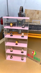 Hộp đựng đồ trong suốt gắn tường, để bàn, Hộp đựng đồ trong suốt Popmart, Giá trưng bày popmart, Molly