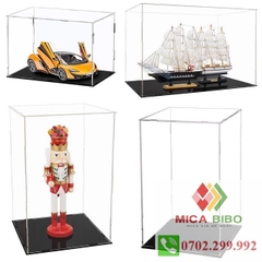 Hộp mica trưng bày sản phẩm, size lớn - lắp ghép nhiều kích thước