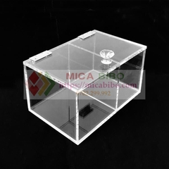 Hộp Mica 2 ngăn cao cấp (DxRxC)