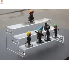Kệ mica trưng bày sản phẩm, dày 5mm, nhiều tầng, nhiều kích thước, thiết kế theo yêu cầu