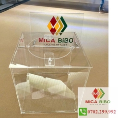 Thùng phiếu mica lắp ráp - Tiện lợi di chuyển, dễ dàng lắp đặt, phù hợp mọi không gian.