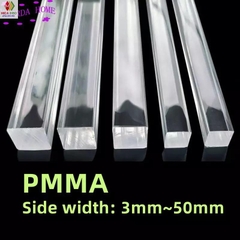 Thanh mica, trụ mica Vuông, Dày 10mm, nhiều kích thước
