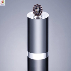 Kệ mica trưng bày sản phẩm hình trụ Dày 2.5cm, nhiều kích thước