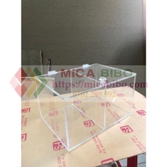 Hộp Mica 2 ngăn cao cấp (DxRxC)