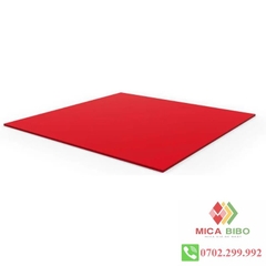 Tấm mica màu đỏ, dày 2mm, nhiều kích thước .Mica