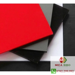 Tấm mica màu đỏ, dày 2mm, nhiều kích thước .Mica