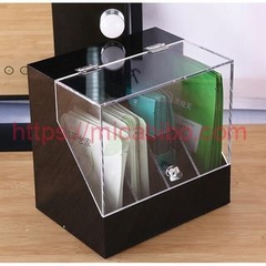 Hộp đựng mỹ phẩm , mặp nạ dạng nắp Mica