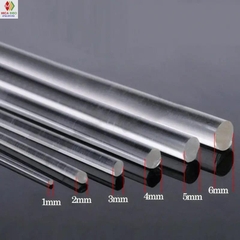 Que mica / trụ mica trong suốt dày 5mm x Dài 50cm dùng cho các bạn chế đồ, trang trí LED, DIY